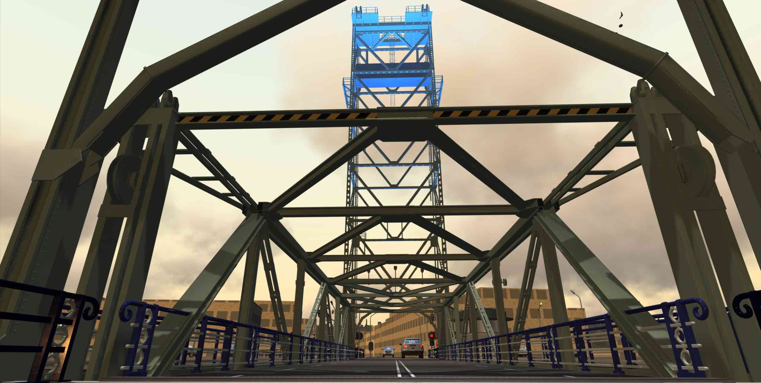 Screenshot brug- en sluissimulator
